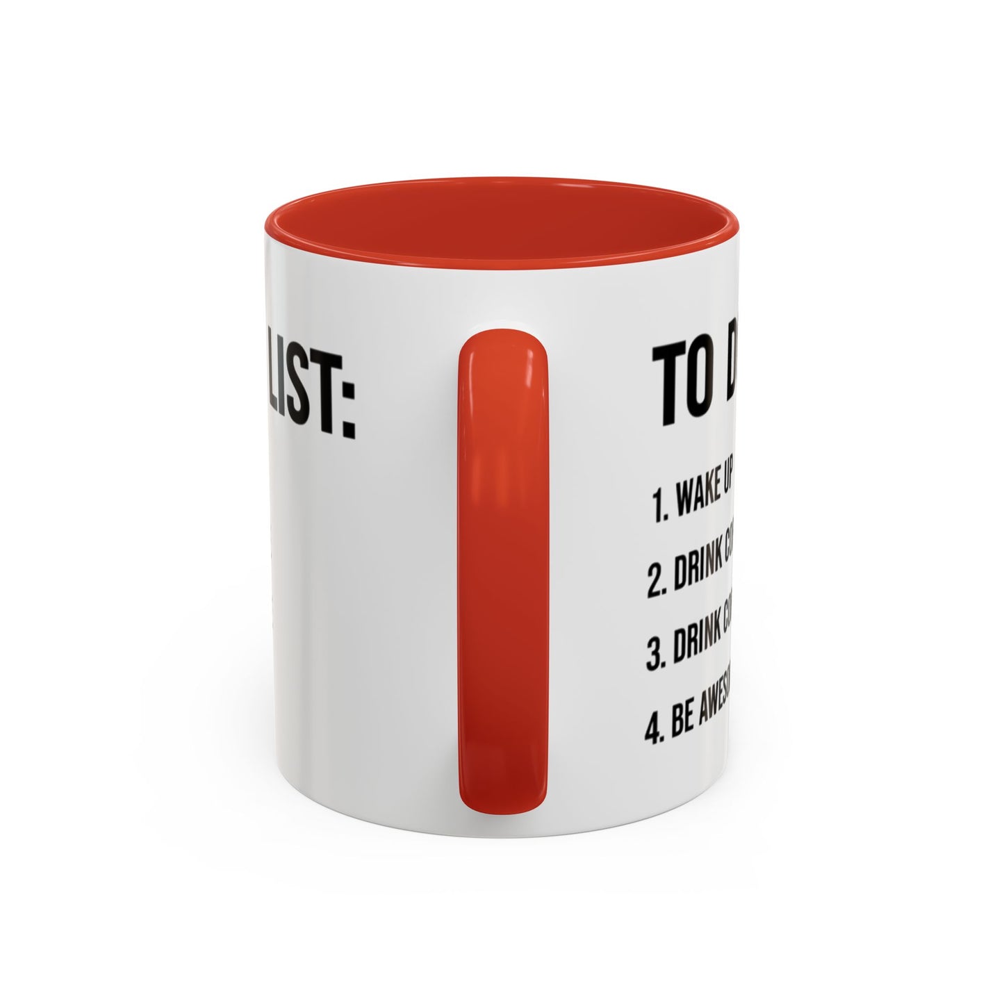 Coffee To-Do List Mug, Gift for Coffee Lovers