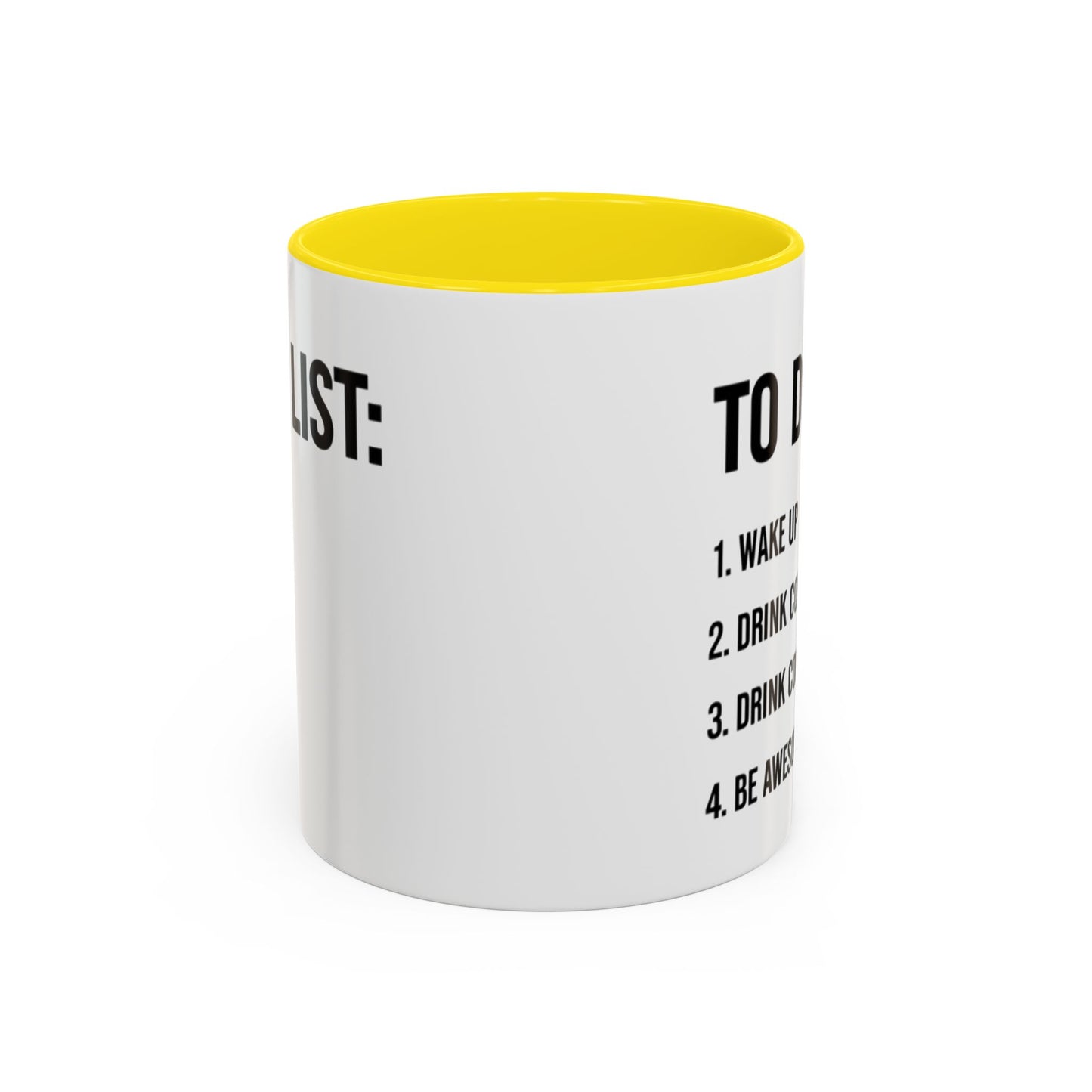 Coffee To-Do List Mug, Gift for Coffee Lovers