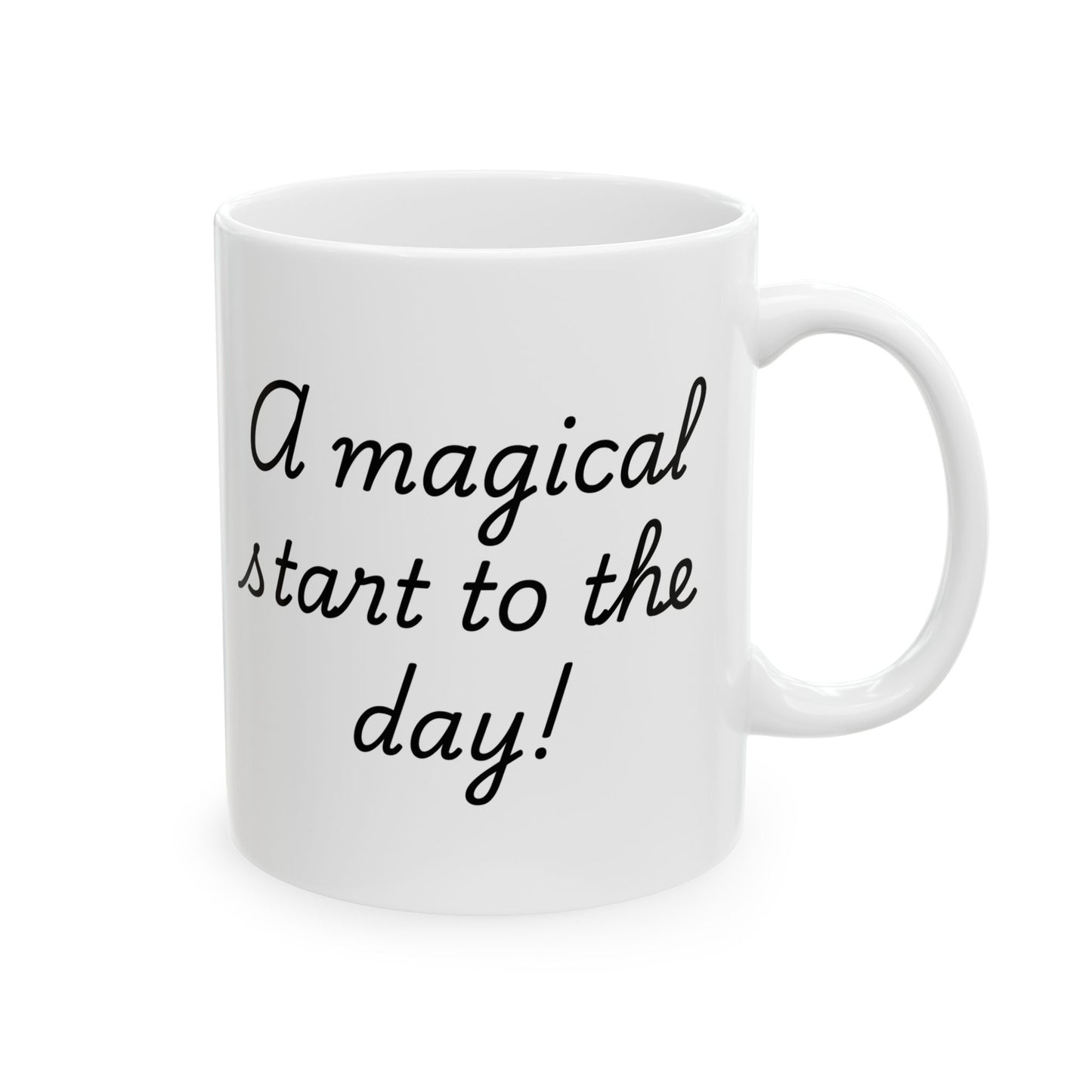 Magical Ceramic Mug, Motivational Coffee Cup for Home or Office, Gift for Teachers, Graduates, Affirmation Mug, 11oz