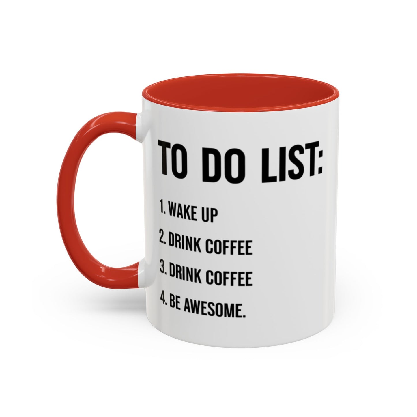 Coffee To-Do List Mug, Gift for Coffee Lovers