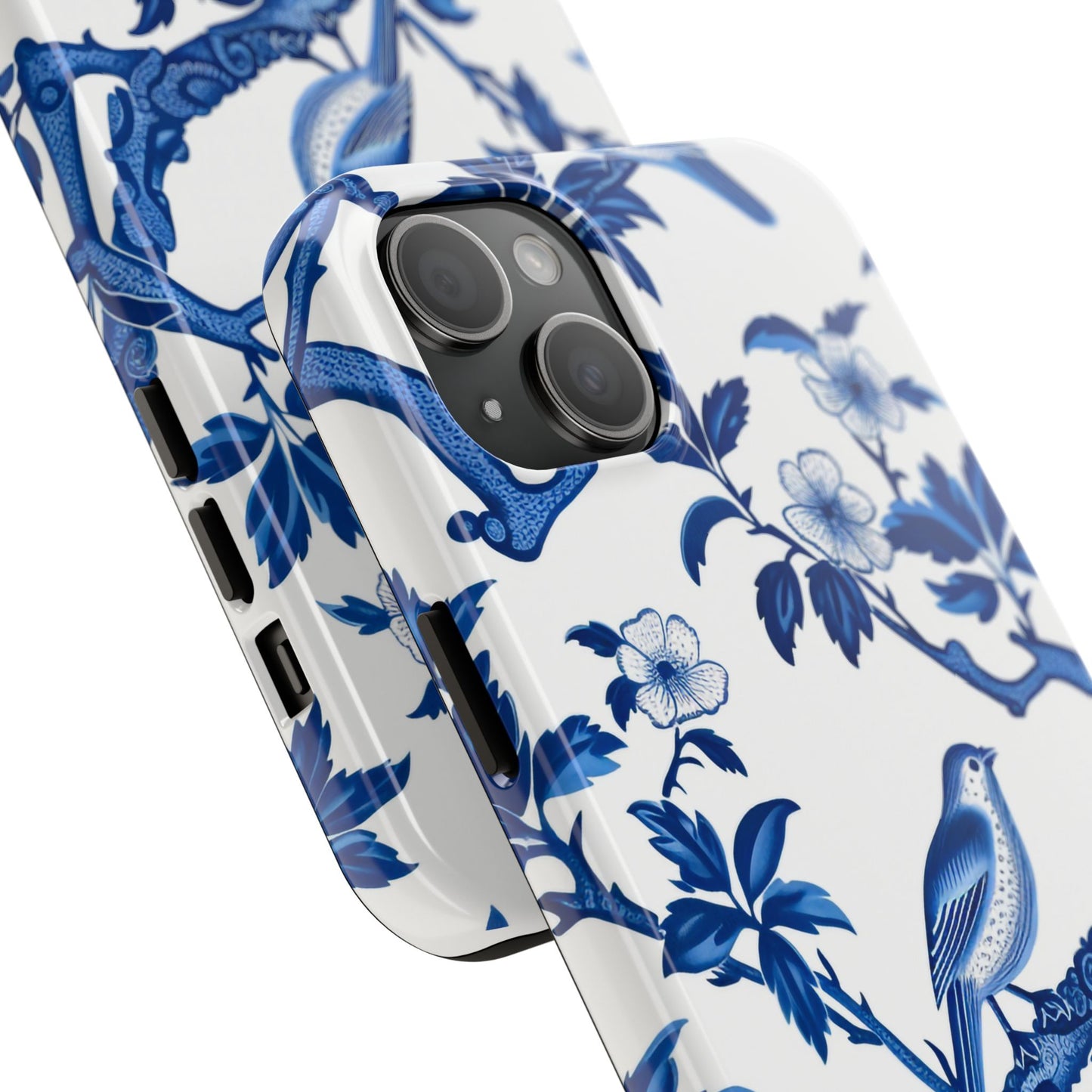 Chinoiserie Tough Phone Cases, Custom, Personalize, compatible with iPhone, phone cover, custom phone cover, chinoiserie design, trending