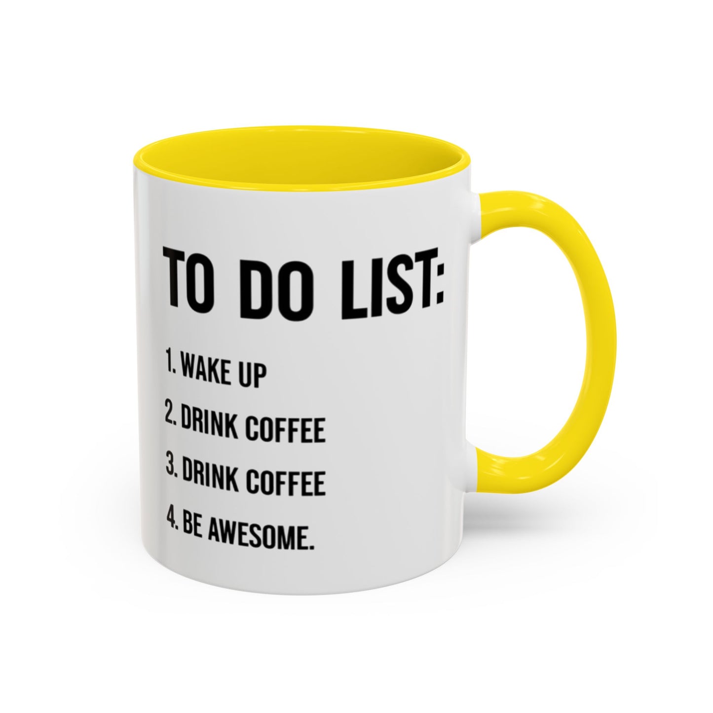 Coffee To-Do List Mug, Gift for Coffee Lovers