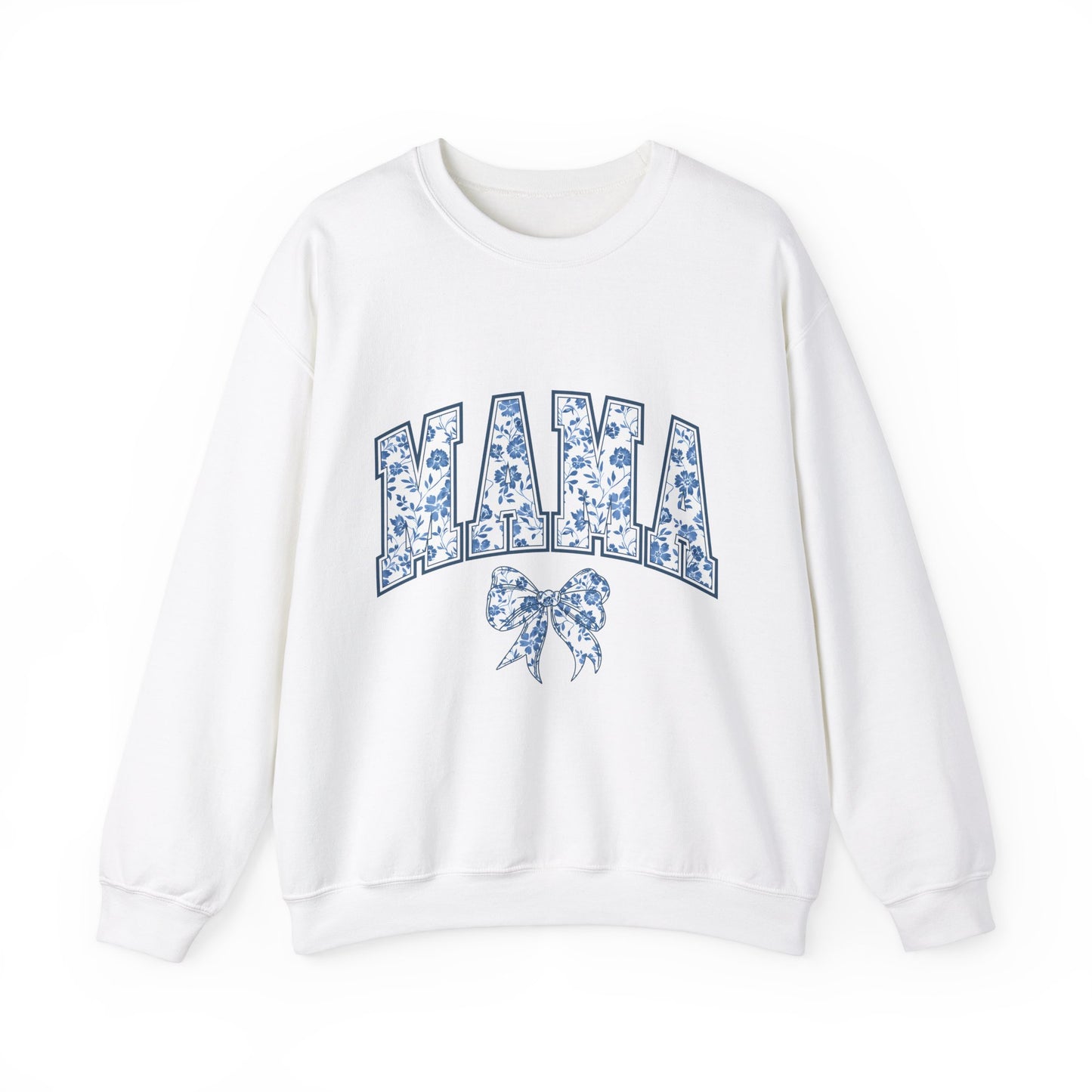 Mama Chinoiserie Sweatshirt, Cozy Unisex Crewneck, Gift for Mom, Mother's Day Clothing, Relaxed Fit for Everyday Wear, Chinoiserie