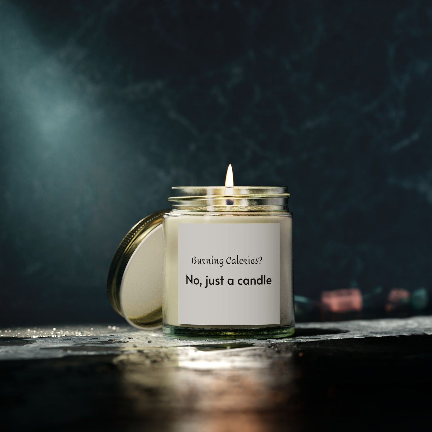 Humorous Scented Candle | Coconut Apricot Wax | Self-Care, Home Decor, Relaxation