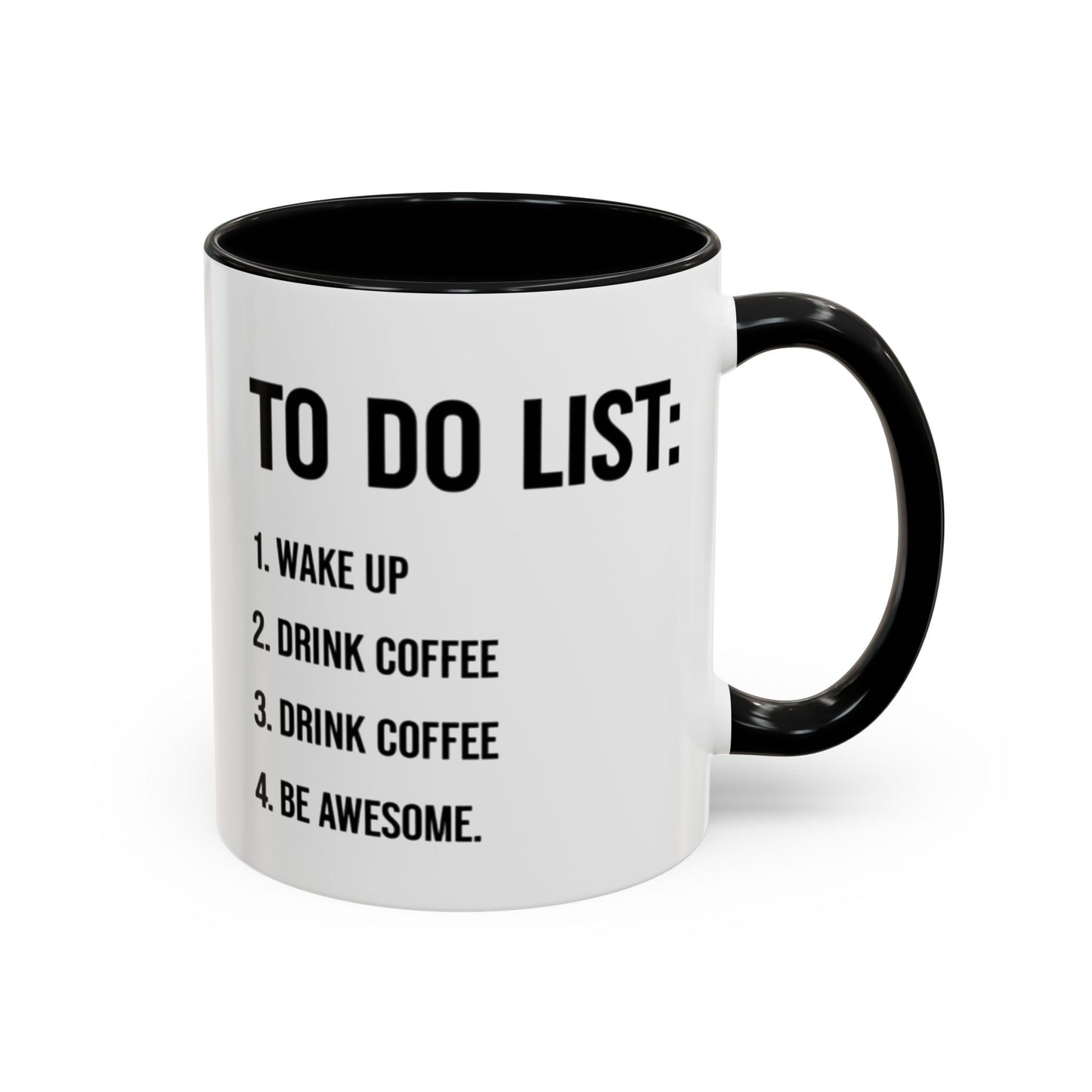 Coffee To-Do List Mug, Gift for Coffee Lovers