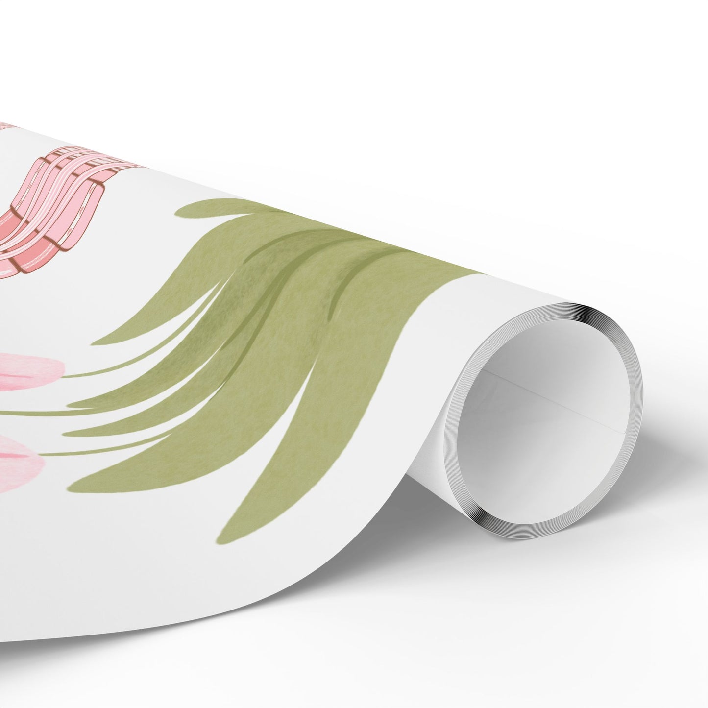 Charming Floral Gift Wrapping Paper - Deluxe Cherry & Book Design