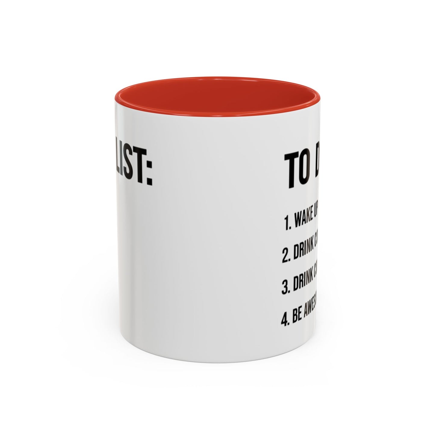 Coffee To-Do List Mug, Gift for Coffee Lovers