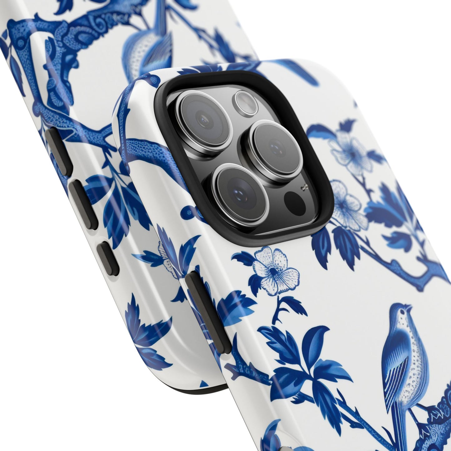 Chinoiserie Tough Phone Cases, Custom, Personalize, compatible with iPhone, phone cover, custom phone cover, chinoiserie design, trending
