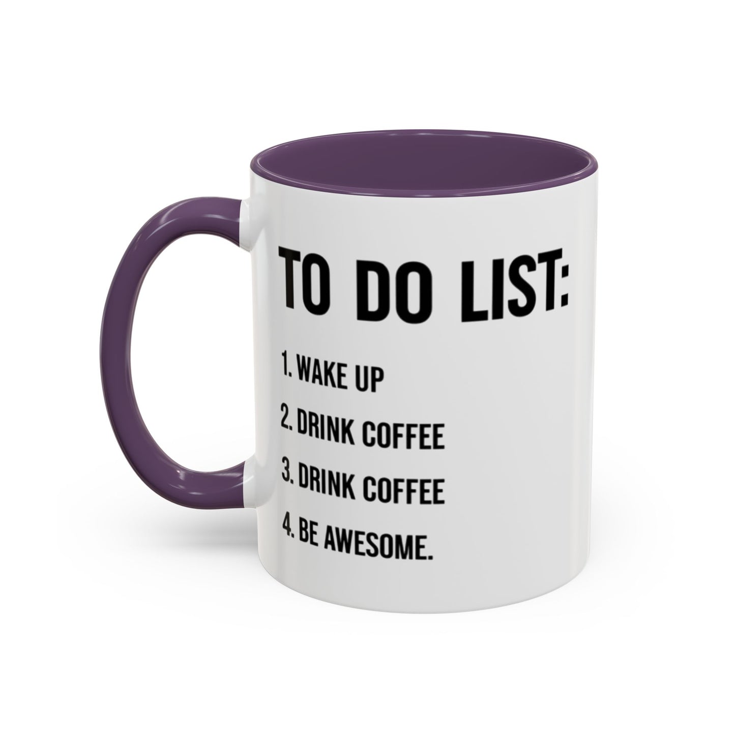 Coffee To-Do List Mug, Gift for Coffee Lovers