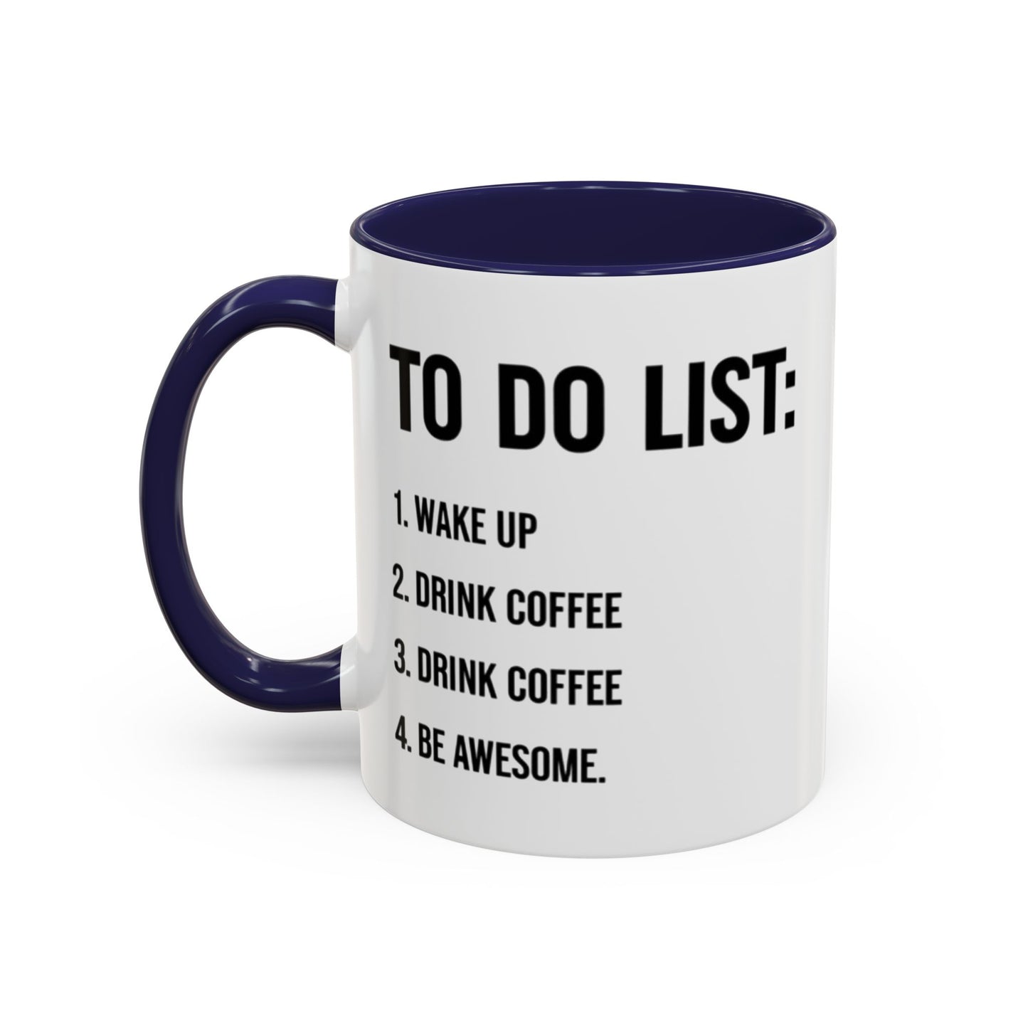 Coffee To-Do List Mug, Gift for Coffee Lovers