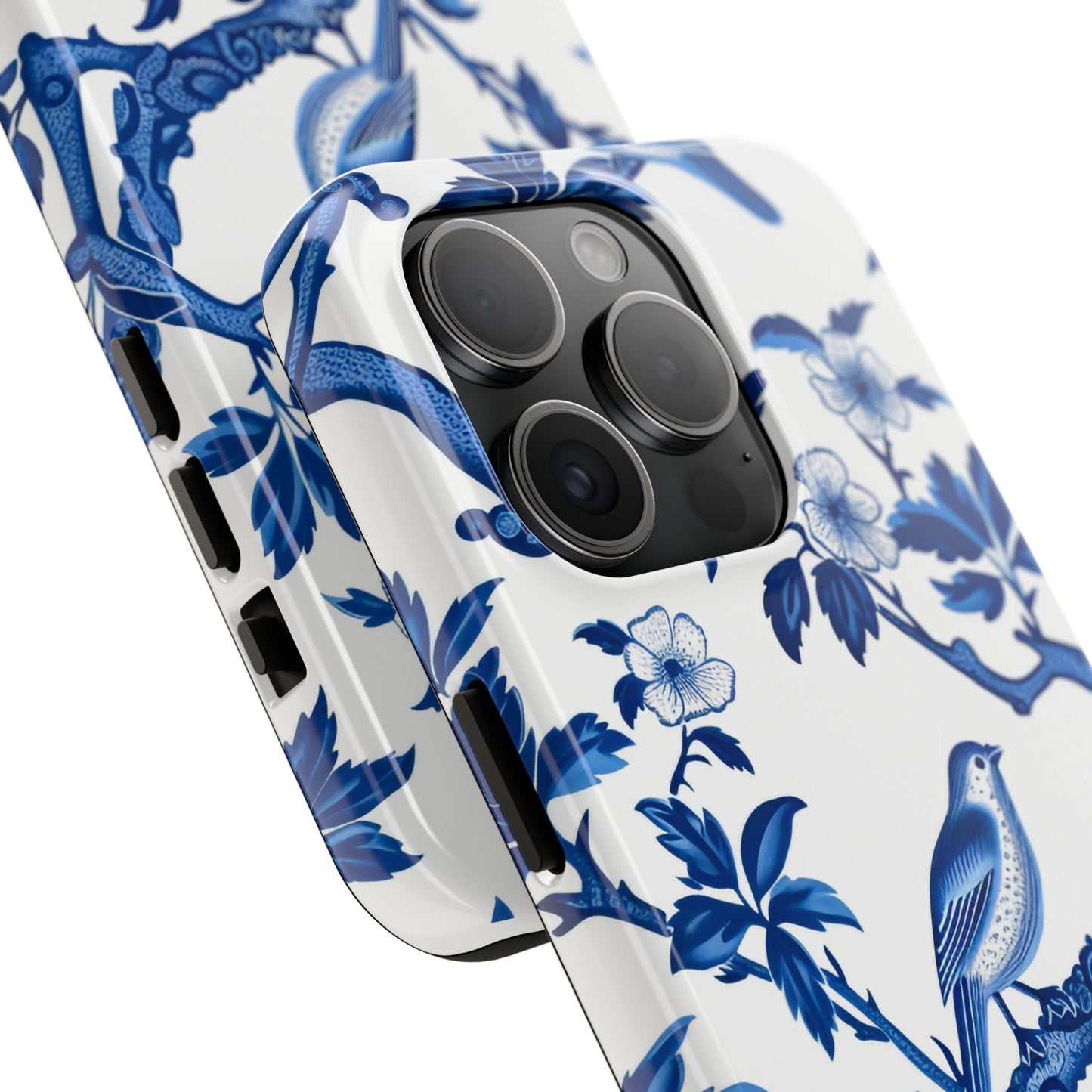 Chinoiserie Tough Phone Cases, Custom, Personalize, compatible with iPhone, phone cover, custom phone cover, chinoiserie design, trending