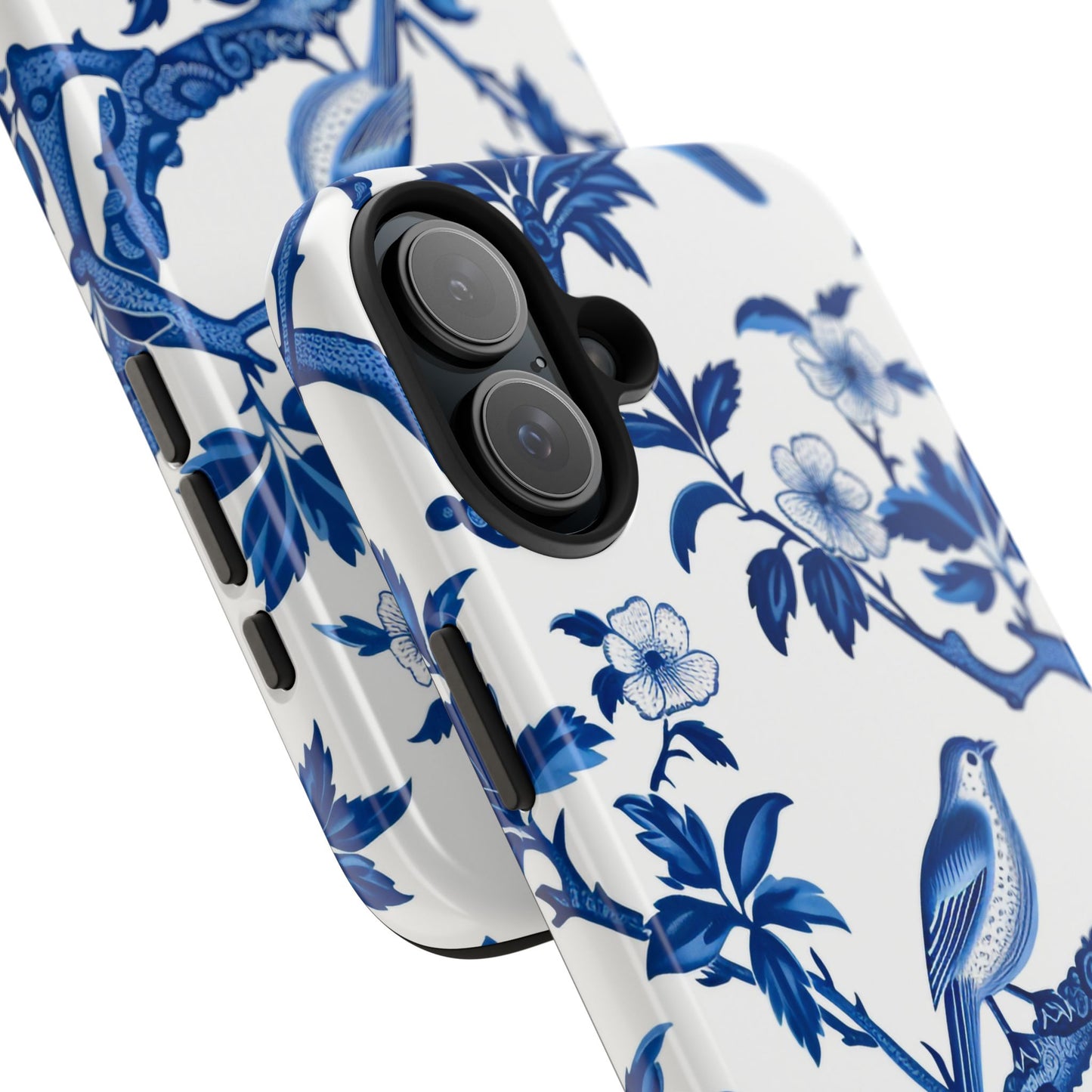 Chinoiserie Tough Phone Cases, Custom, Personalize, compatible with iPhone, phone cover, custom phone cover, chinoiserie design, trending