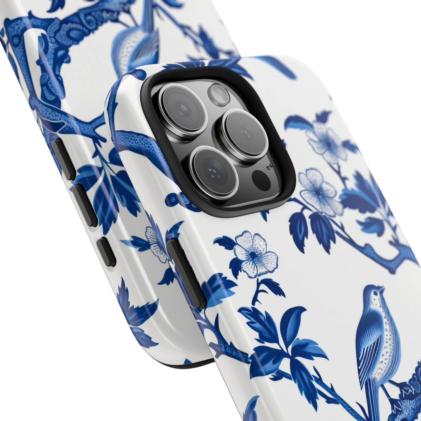 Chinoiserie Tough Phone Cases, Custom, Personalize, compatible with iPhone, phone cover, custom phone cover, chinoiserie design, trending