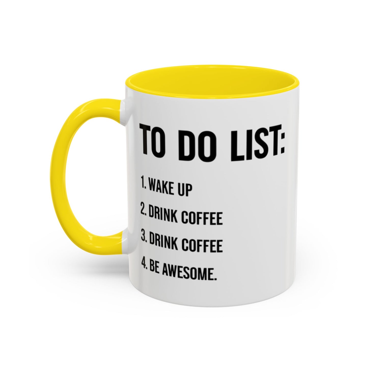Coffee To-Do List Mug, Gift for Coffee Lovers