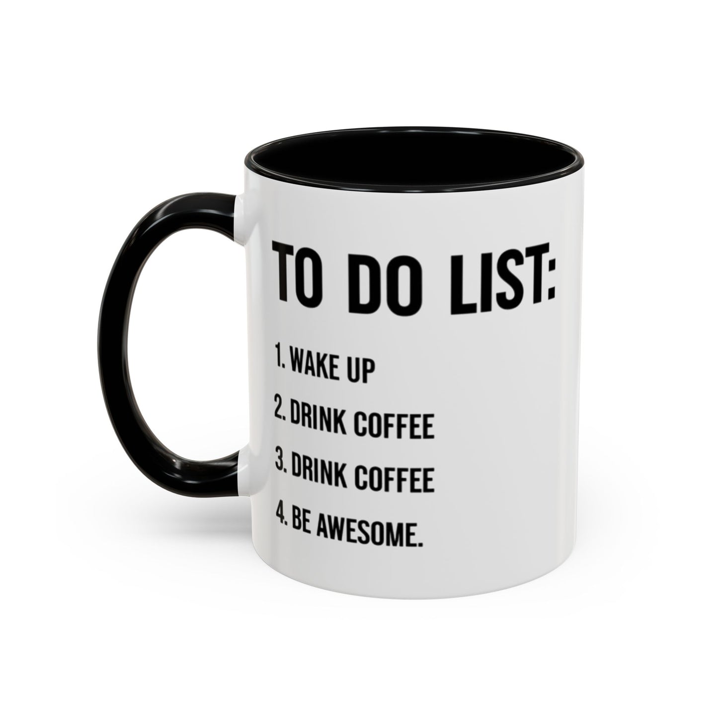 Coffee To-Do List Mug, Gift for Coffee Lovers