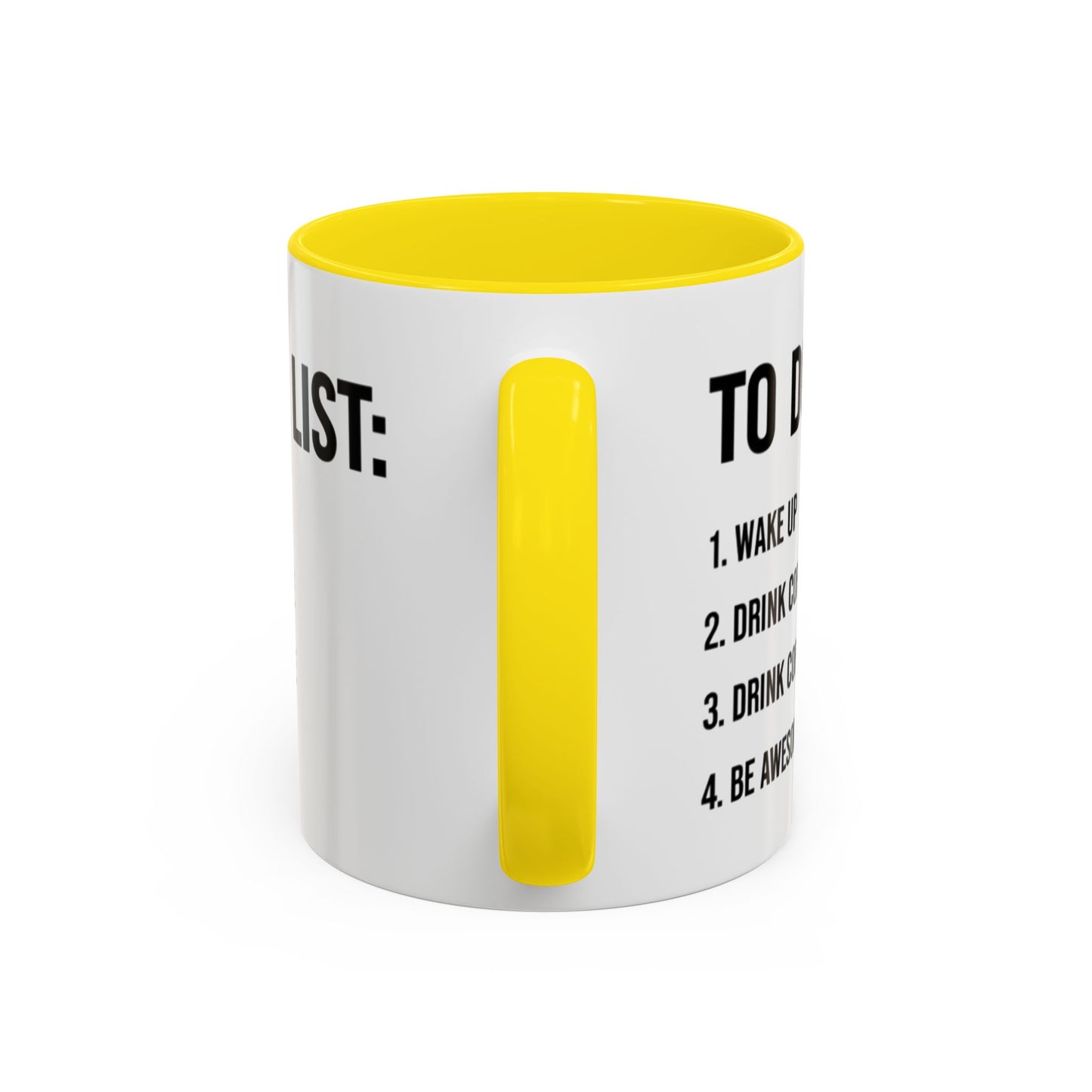 Coffee To-Do List Mug, Gift for Coffee Lovers