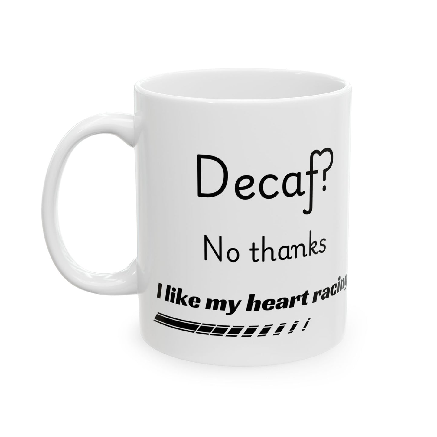 Funny Racing Ceramic Mug - Gift for Car Enthusiasts, Humorous Coffee Cup, Birthday Present, Office Desk Decor, Auto Lover Mug