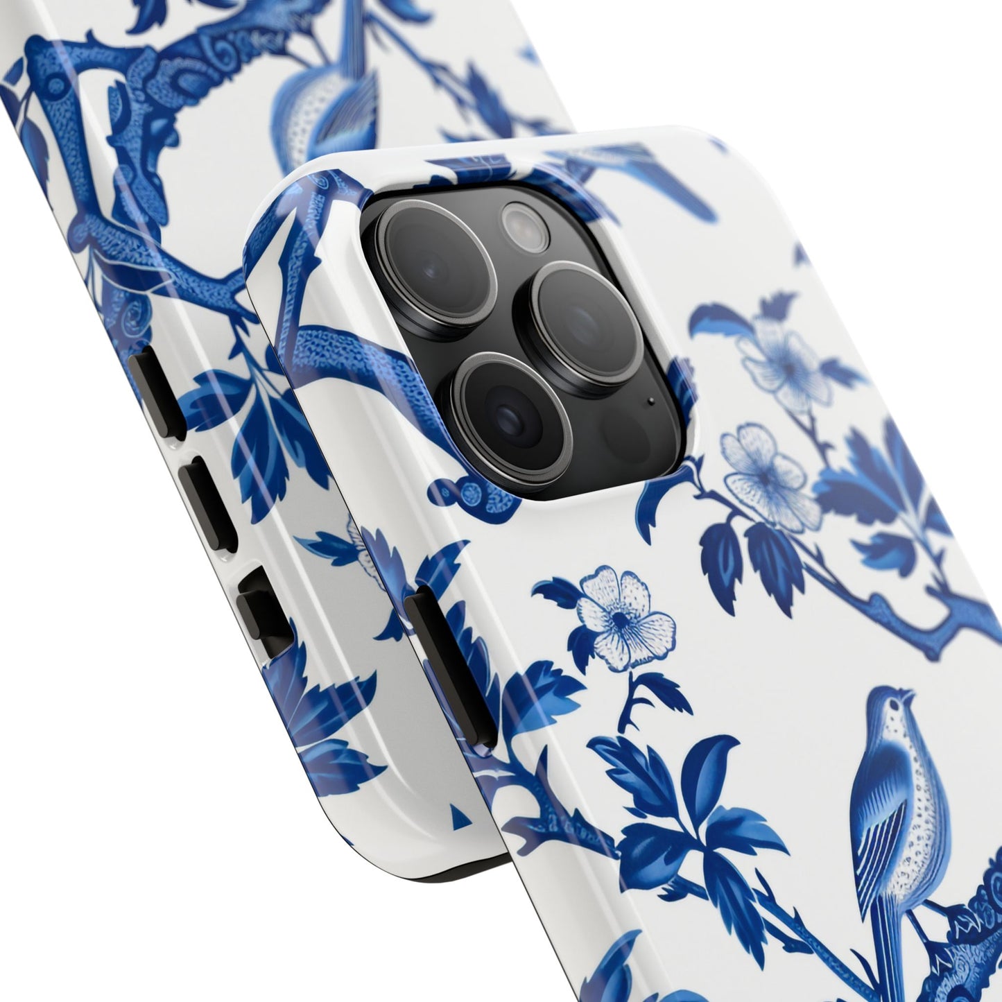 Chinoiserie Tough Phone Cases, Custom, Personalize, compatible with iPhone, phone cover, custom phone cover, chinoiserie design, trending