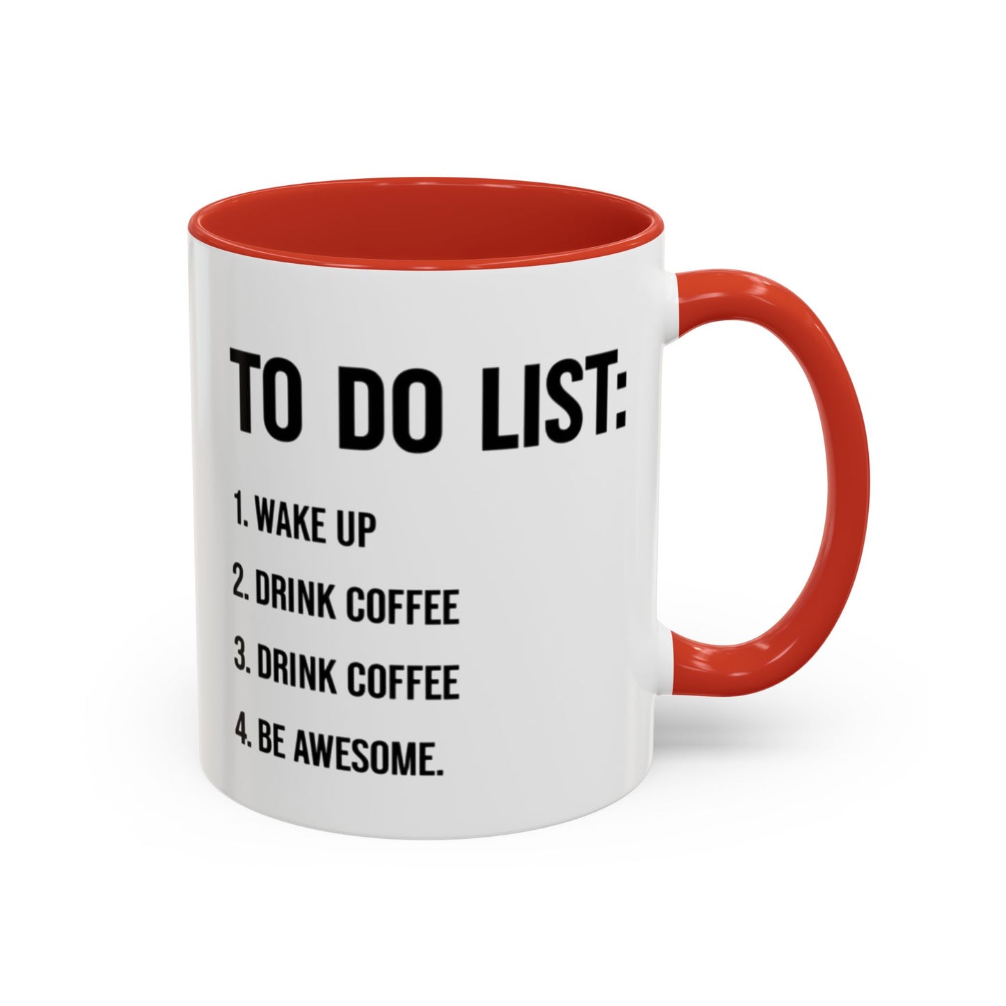 Coffee To-Do List Mug, Gift for Coffee Lovers