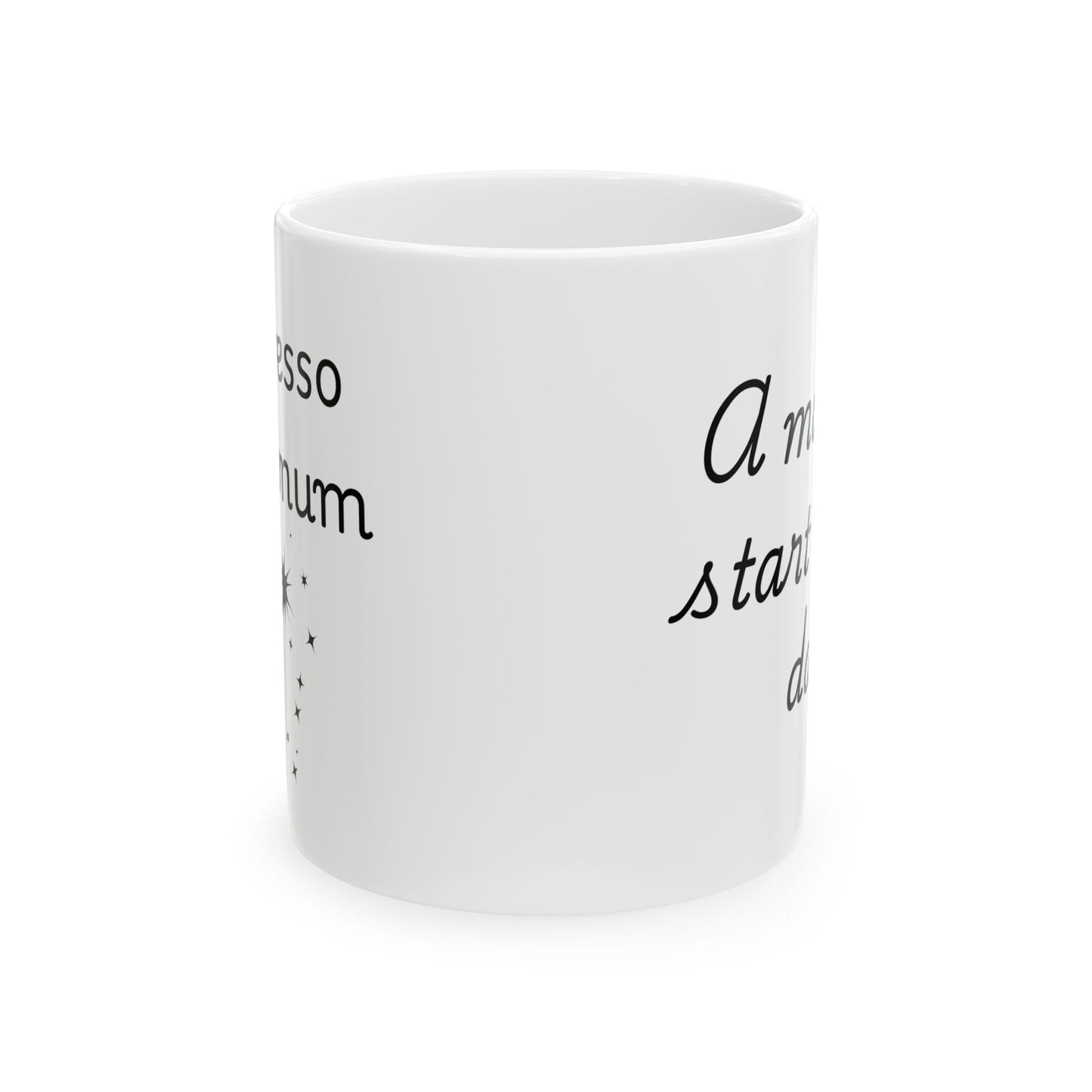 Magical Ceramic Mug, Motivational Coffee Cup for Home or Office, Gift for Teachers, Graduates, Affirmation Mug, 11oz