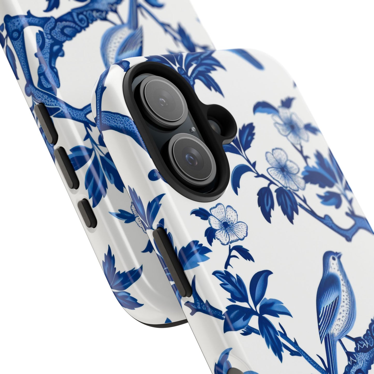 Chinoiserie Tough Phone Cases, Custom, Personalize, compatible with iPhone, phone cover, custom phone cover, chinoiserie design, trending