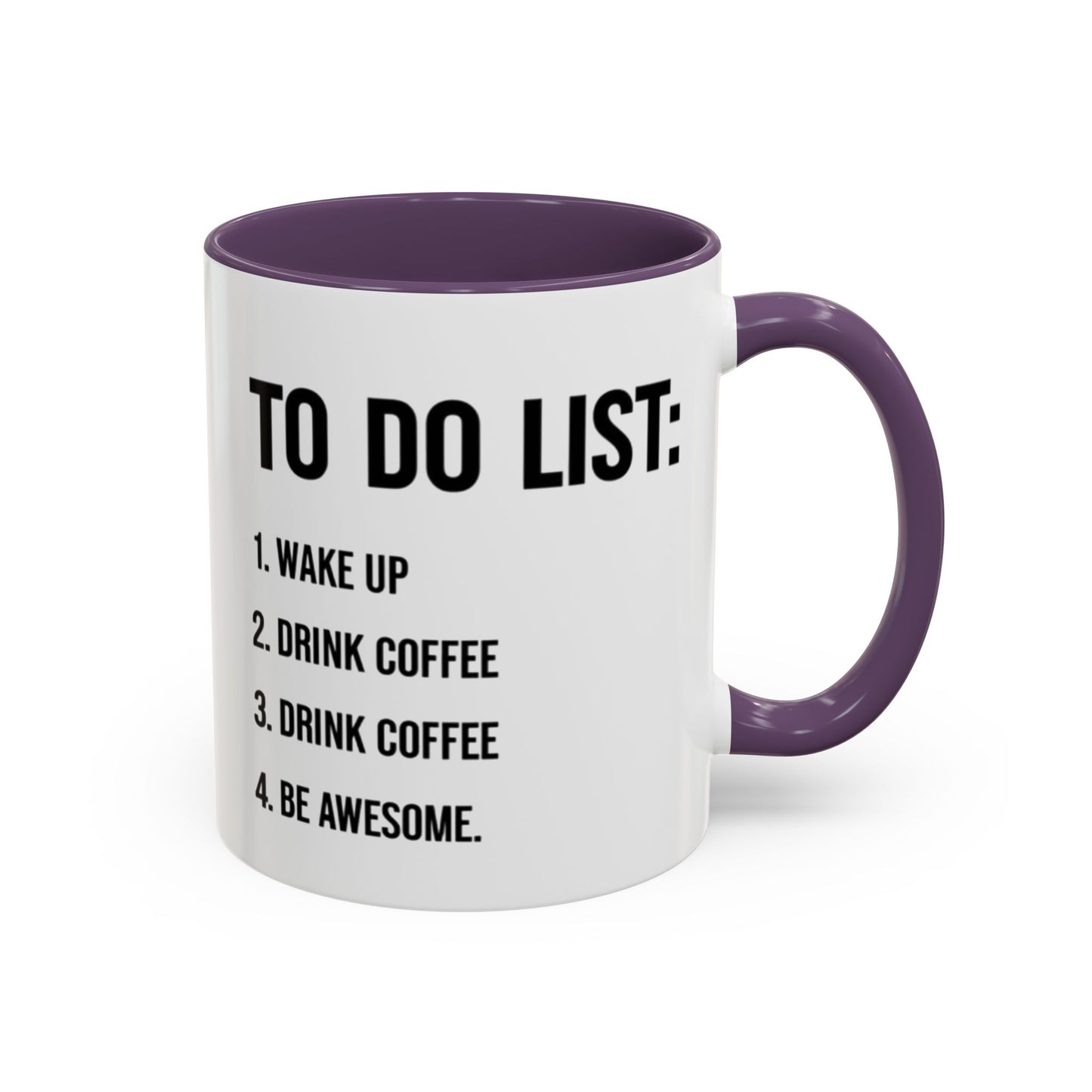 Coffee To-Do List Mug, Gift for Coffee Lovers