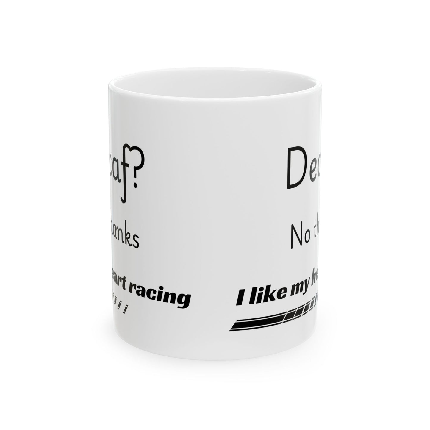 Funny Racing Ceramic Mug - Gift for Car Enthusiasts, Humorous Coffee Cup, Birthday Present, Office Desk Decor, Auto Lover Mug