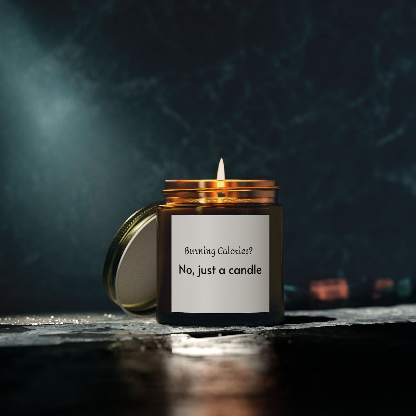 Humorous Scented Candle | Coconut Apricot Wax | Self-Care, Home Decor, Relaxation